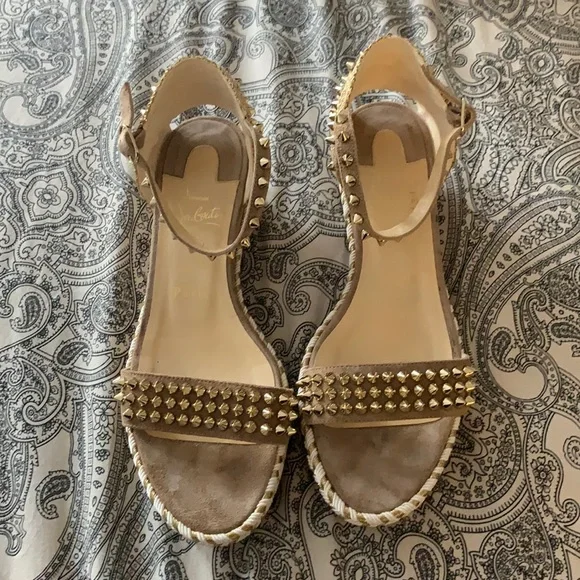 Christian Louboutin | Shoes | Christian Louboutin Sandals Sz 38